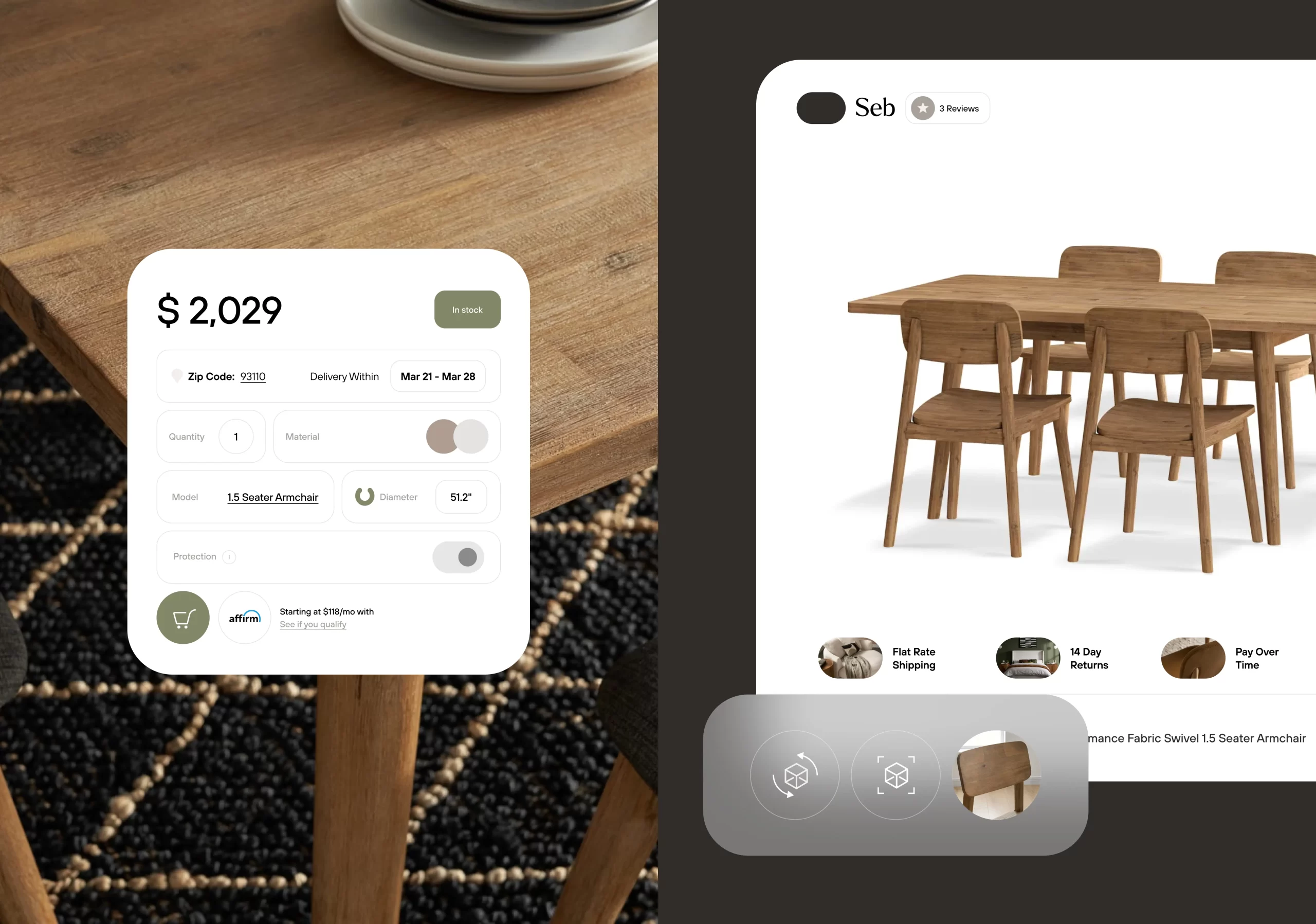 Castlery 2024, Furniture Art Direction, eCommerce, UI Design, UX Design, UX Research