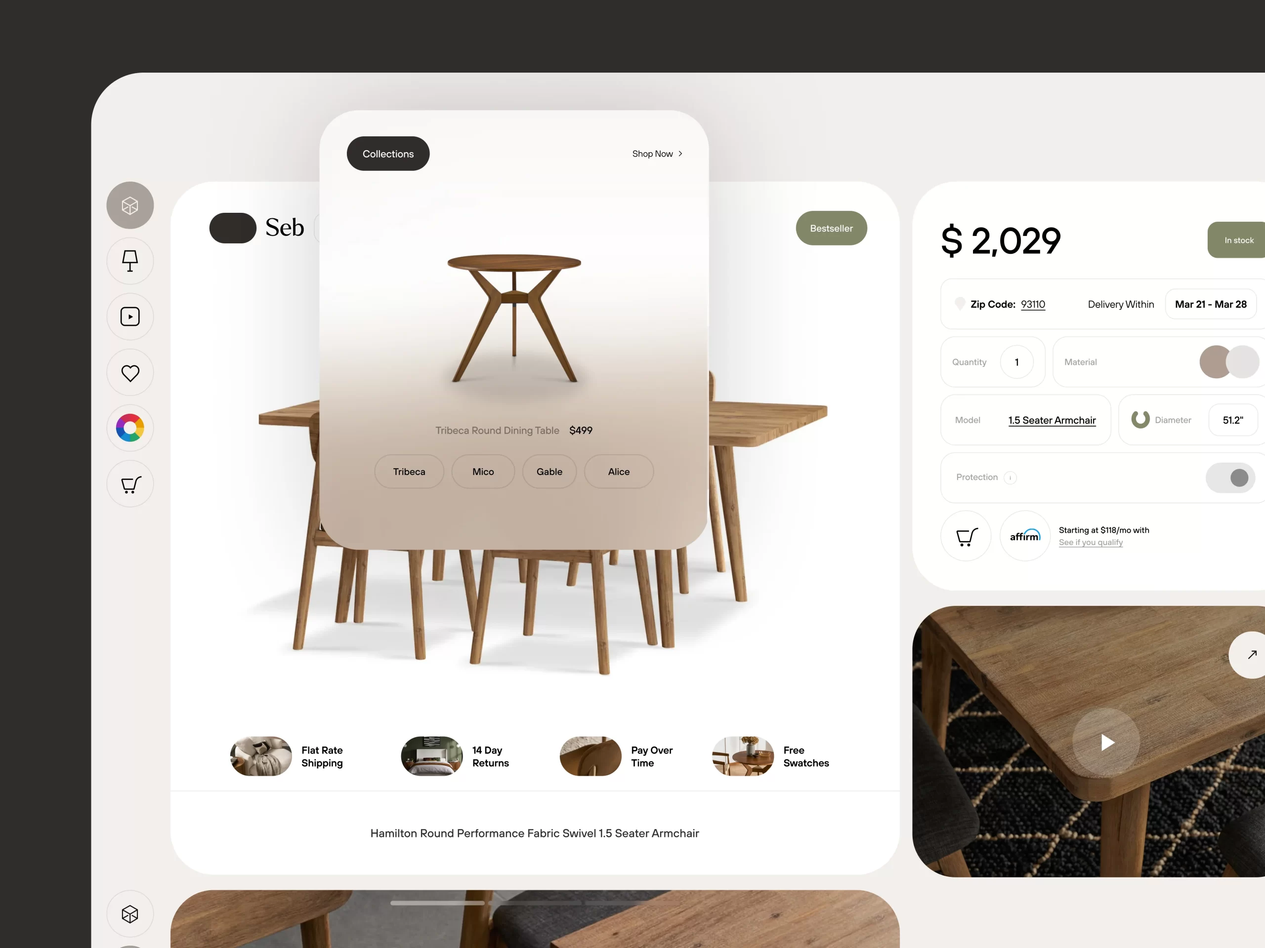 Castlery 2024, Furniture Art Direction, eCommerce, UI Design, UX Design, UX Research